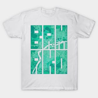 Bamako, Punjab, Mali City Map Typography - Watercolor T-Shirt